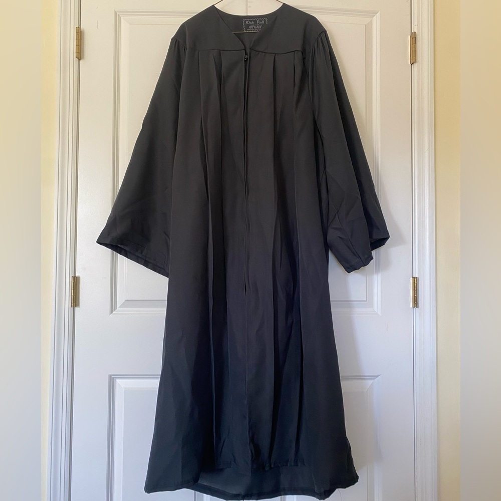 Black graduation gown